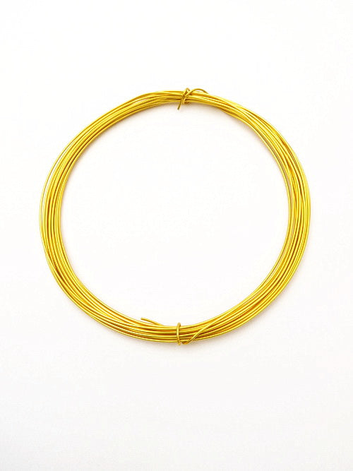 Алуминиева Тел 0.8мм Златна ~5метра