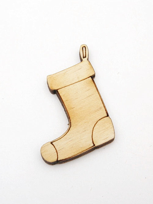 Коледен Ботуш Дървен 10броя