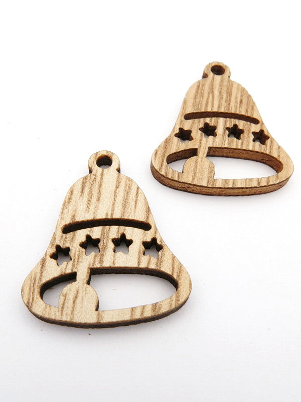 Коледна Камбанка Дървена 10броя