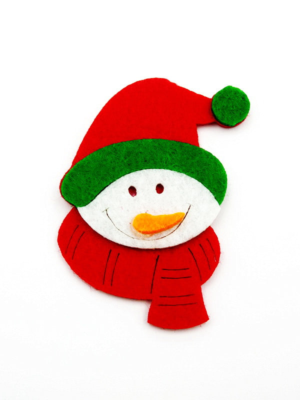 Снежен Човек филц 60х40мм 5броя