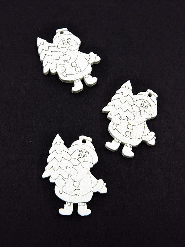 Дядо Коледа Дървен 10броя