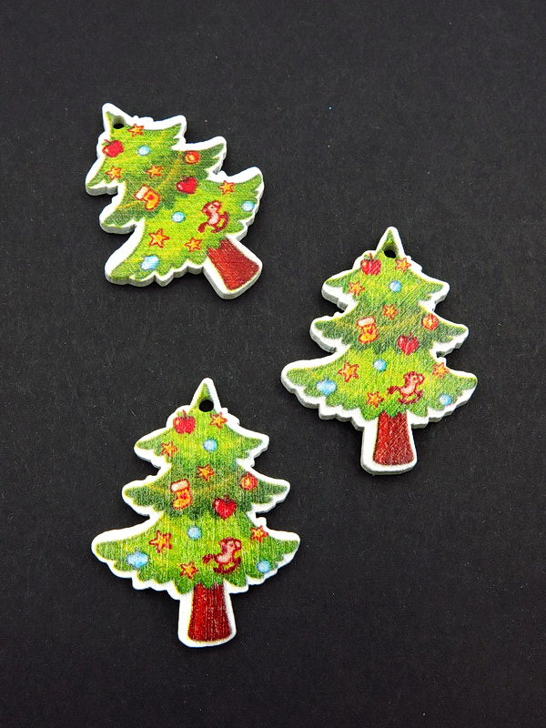 Коледна Елха Цветна 10броя