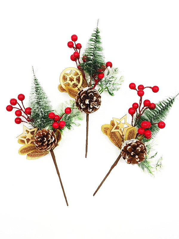 Коледна Борова Клонка 30см