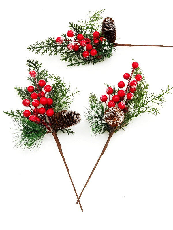 Коледна Борова Клонка 30см