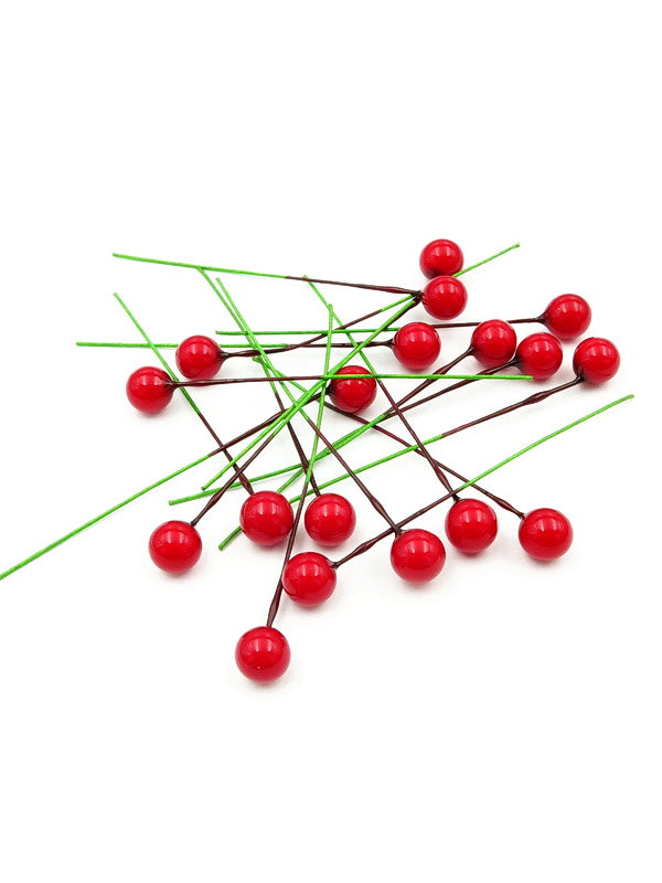 Топчета Стиропор на тел Червени 8х65мм 40 броя