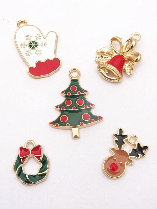 Коледни Метални Висулки 5броя