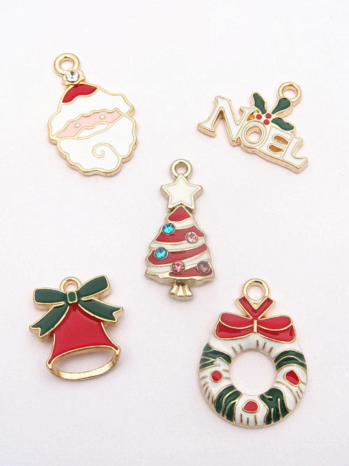 Коледни Метални Висулки 5броя