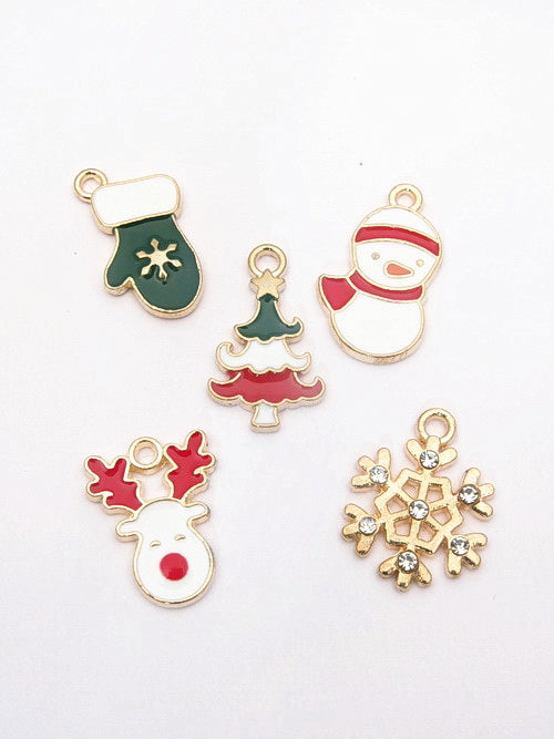 Коледни Метални Висулки 5броя