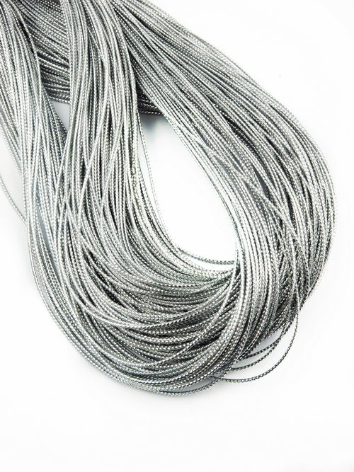 Плетено ламе Сребро 1.5мм ~100м