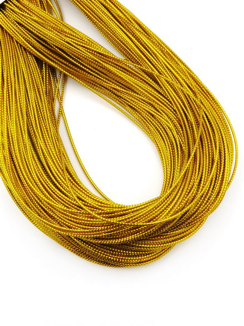 Плетено ламе Злато 1.5мм ~100м