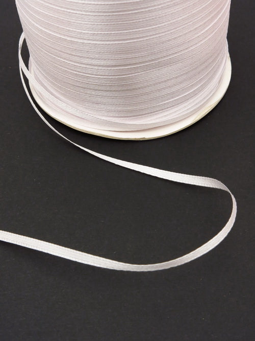 Лента Сатен 3мм Бяла 20метра