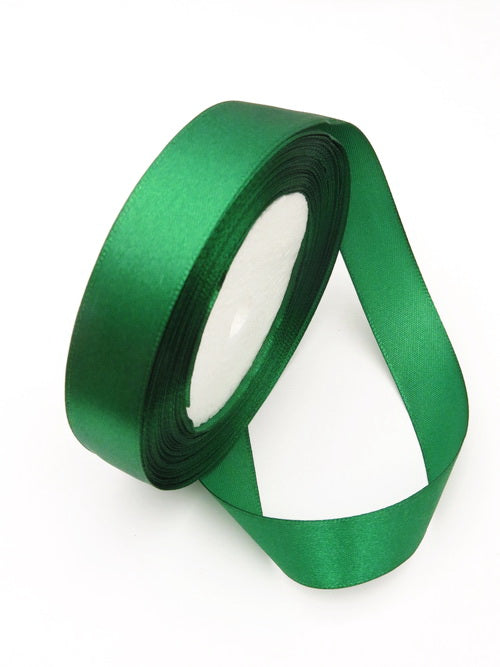 Лента Сатен 20мм Зелена ~22метра