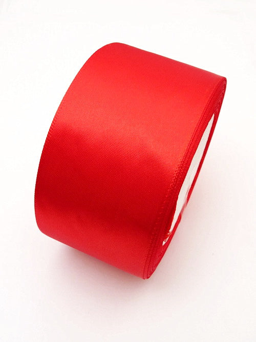Лента Сатен 50мм Червена ~22метра