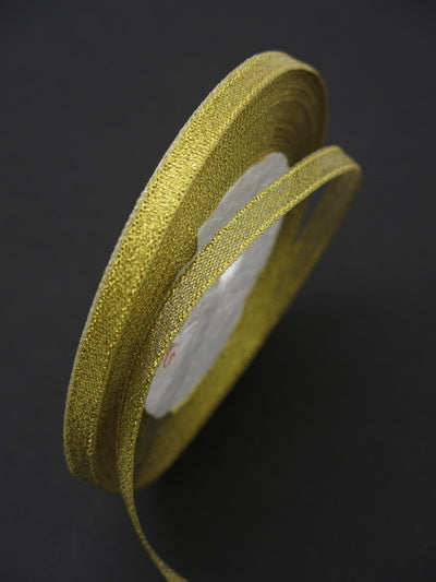 Лента Органза 6мм Злато ~22метра