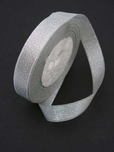Лента Органза 20мм Сребро ~22метра