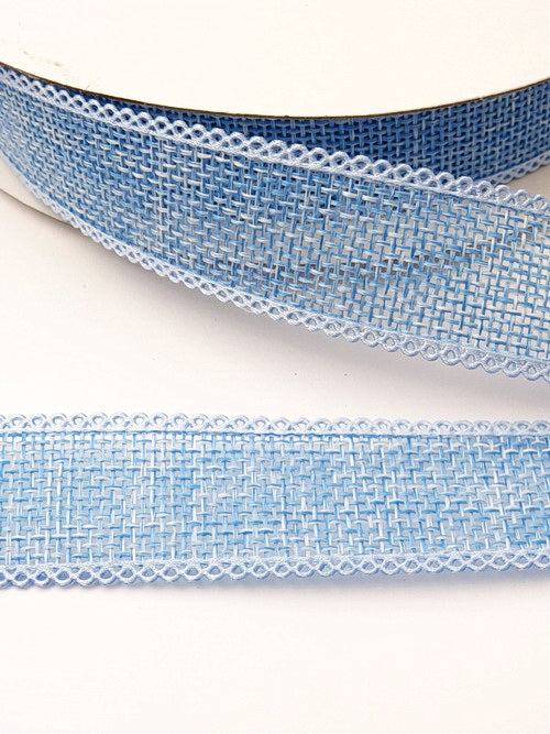 Лента Зебло 25мм синьо 5метра