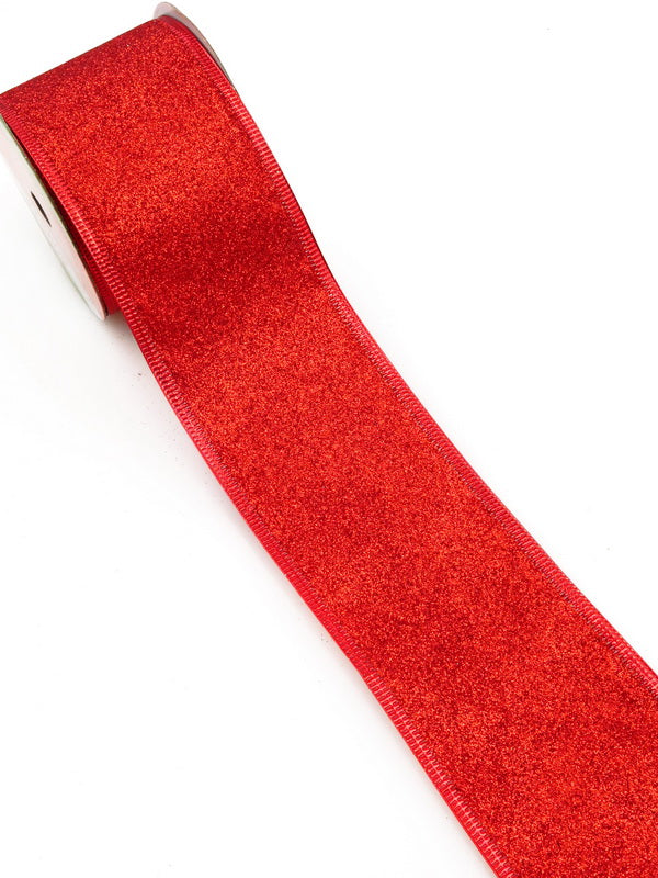 Лента Текстил със щампа Червена 63мм ~2.70метра