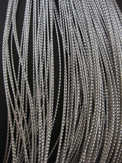 Плетено Ламе Сребро 0.8мм ~100метра
