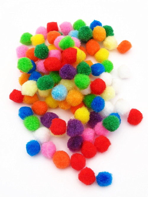 Помпон 10мм МИКС 100бр