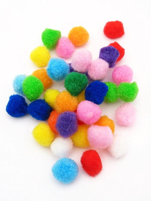 Помпон 15мм МИКС 100бр