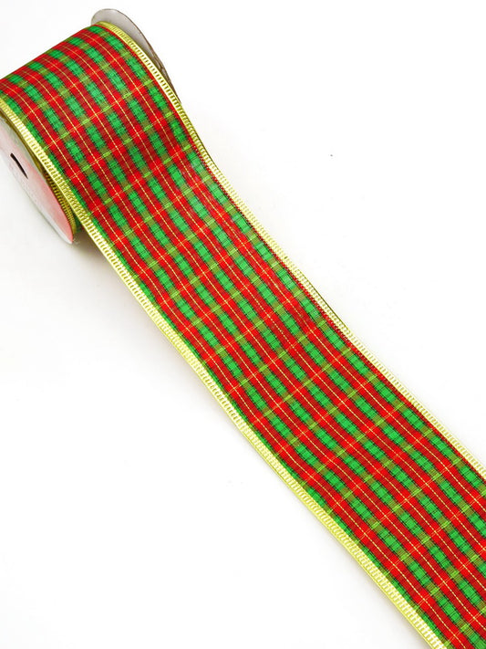 Лента Текстил със щампа КОЛЕДА 63мм ~2.70метра